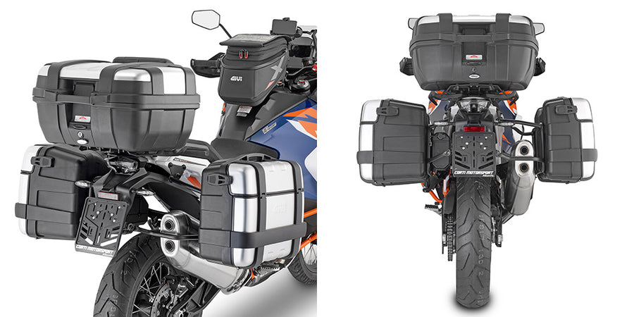KTM Super Adventure R 1290 [GIVI] - Seitenkofferträger PL ONE-FIT für die Konfiguration von MONOKEY® Seitenkoffern oder