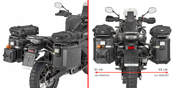 CF Moto MT-X 1000 [2026] – Stahlrohr-Seitenkofferträger PL ONE-FIT Cam-Side