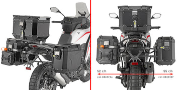 Moto Morini X-Cape 700 [GIVI] - Stahlrohr-Seitenkofferträger PL ONE-FIT für die Trekker Outback MONOKEY®