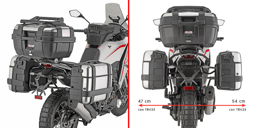 Moto Morini X-Cape 700 [GIVI] - Seitenkofferträger PL ONE-FIT für die Konfiguration von MONOKEY® Seitenkoffern oder