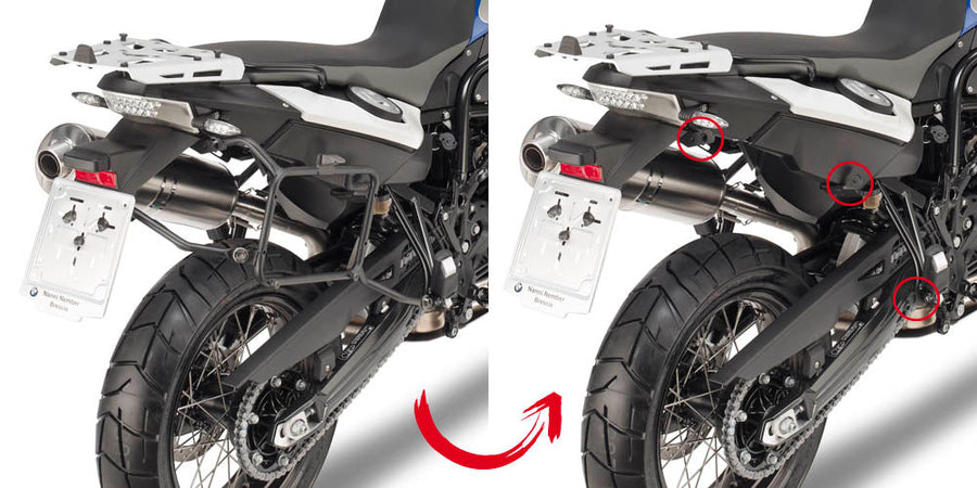 BMW F 800 GS [2008–2017] – Abnehmbarer Seitenkofferträger Monokey oder Retro Fit