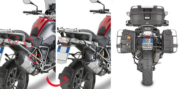 BMW R 1250 GS Adventure [GIVI] - Seitenkoffer-Träger abnehmbar für MONOKEY® Koffer nicht kompatibel mit den Alu