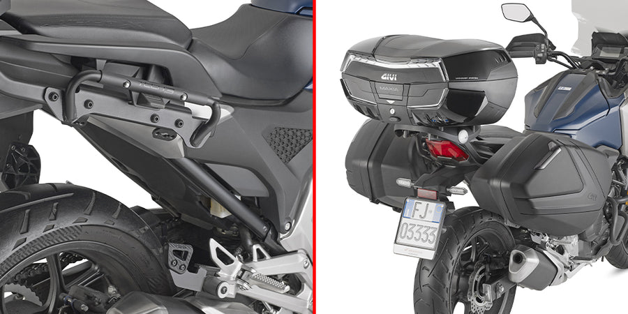 Honda NC 750 X [GIVI] - Seitenkoffer-Träger für MONOKEY TECH 3 Koffer nur mit Topcase Träger 1192FZ oder 1192KITPX