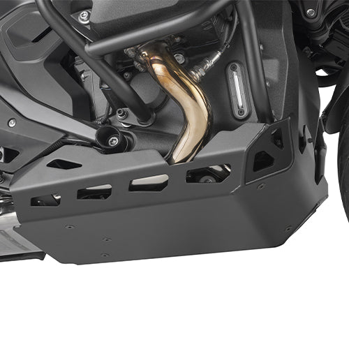 BMW R 1300 GS [GIVI] - Motorschutz aus Aluminium schwarz lackiert Dicke 4mm