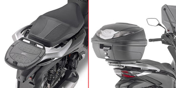 Honda SH 350 [2021–2026] – Topcaseträger für Monolock, mit Platte