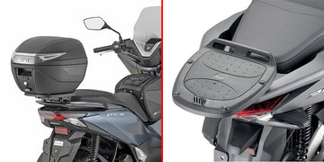 Honda PCX 125-150 [GIVI] - Topcase Träger für MONOLOCK® Koffer benutzen Sie die im Koffer mitgelieferte MONOLOCK® Platte