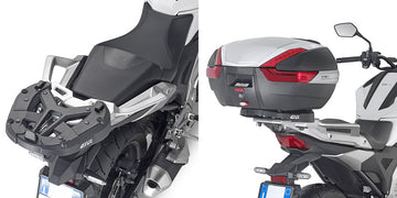 Honda NC 750 X [GIVI] - Topcase Träger für MONOKEY® oder MONOLOCK® Koffer zu montieren mit der MONOKEY® Platte M5