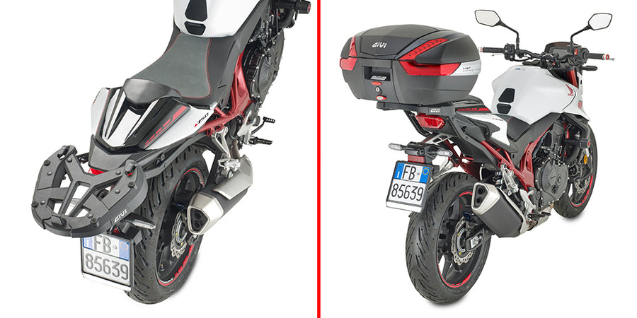 Honda CB 750 Hornet [GIVI] - Topcase Träger für MONOKEY® oder MONOLOCK® Koffer zu montieren mit der MONOKEY® Platte M5