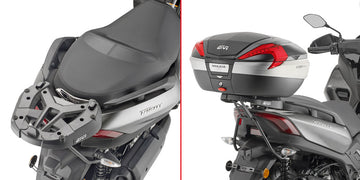 Yamaha X-MAX 125 [GIVI] - Top case carrier for MONOKEY® or MONOLOCK® cases to be mounted with the MONOKEY® plate M5