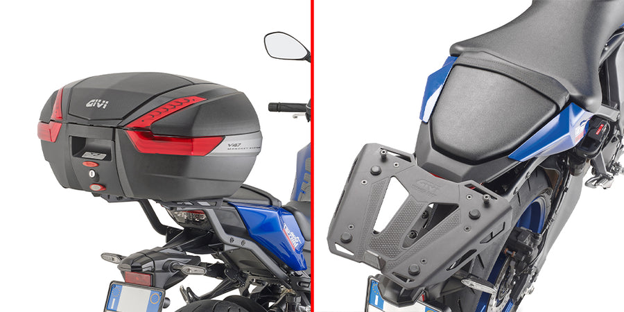 Yamaha MT 09 [GIVI] - Topcase Träger für MONOKEY® oder MONOLOCK® Koffer zu montieren mit der MONOKEY® Platte M5