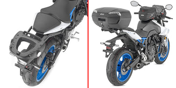 Suzuki GSX 8S [GIVI] - Top case carrier for MONOLOCK® cases to be mounted with the MONOLOCK® plate M5M and M6M or the