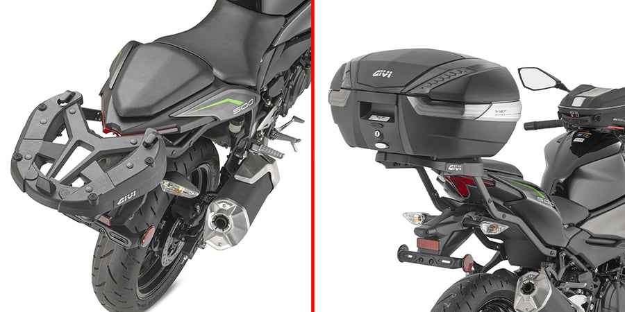 Kawasaki Z 500 [GIVI] - Topcase Träger für MONOKEY® oder MONOLOCK® Koffer zu montieren mit der MONOKEY® Platte M5