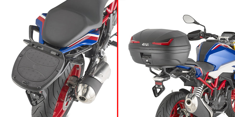 BMW G 310 R [GIVI] - Topcase Träger für MONOKEY® oder MONOLOCK® Koffer zu montieren mit der MONOKEY® Platte M5