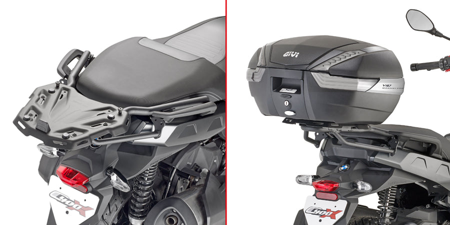 BMW C 400 X [GIVI] - Top case carrier for MONOKEY® or MONOLOCK® cases to be mounted with the MONOKEY® plate M5