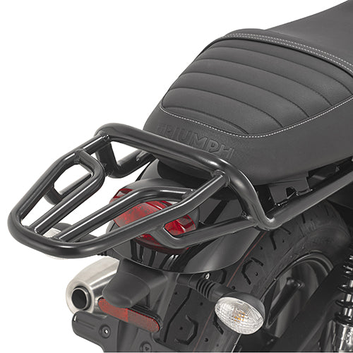 Triumph Street Twin 900 [GIVI] - Topcase Träger für MONOKEY® oder MONOLOCK® Koffer schwarz für MONOKEY® Koffer benutzen