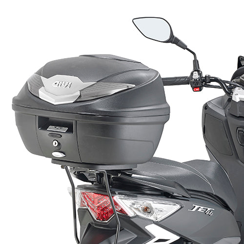 SYM JET 14 125-200 [GIVI] - Topcase Träger für MONOLOCK® Koffer benutzen Sie die im Koffer mitgelieferte MONOLOCK®