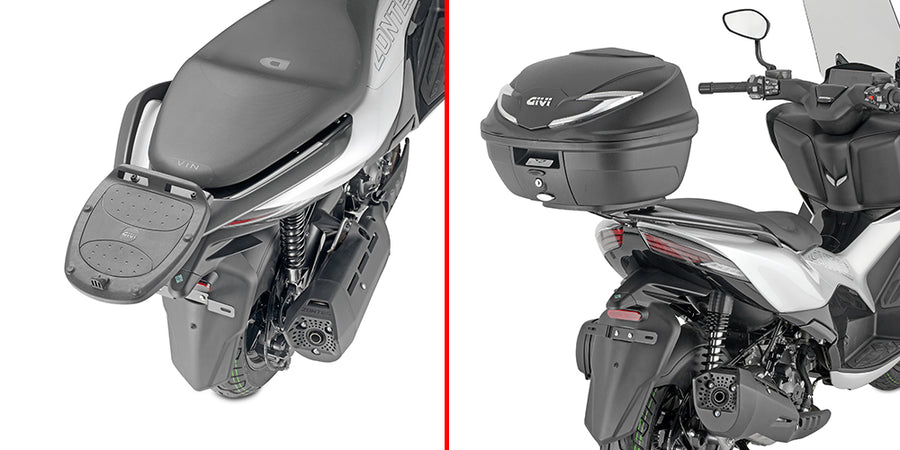 Zontes D (25 > 26) / 350 D 125 [GIVI] - Topcase Träger für MONOLOCK® Koffer benutzen Sie die im Koffer mitgelieferte