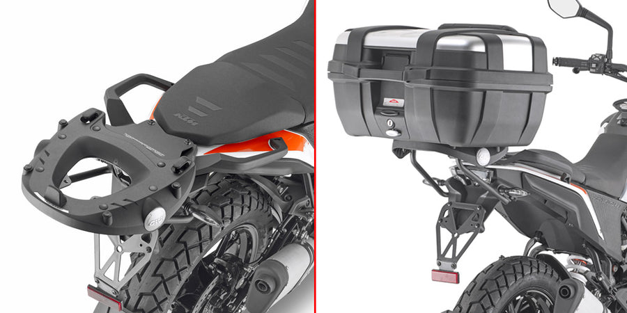 KTM Adventure 390 [GIVI] - Topcase Träger für MONOKEY® oder MONOLOCK® Koffer zu montieren mit der MONOKEY® Platte