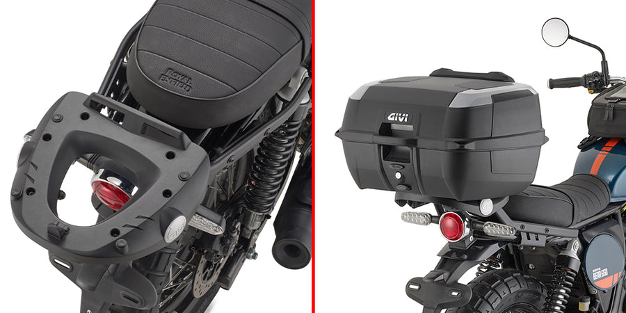 Royal Enfield Bear 650 [GIVI] - Topcase Träger für MONOKEY® oder MONOLOCK® Koffer zu montieren mit der MONOKEY® Platte
