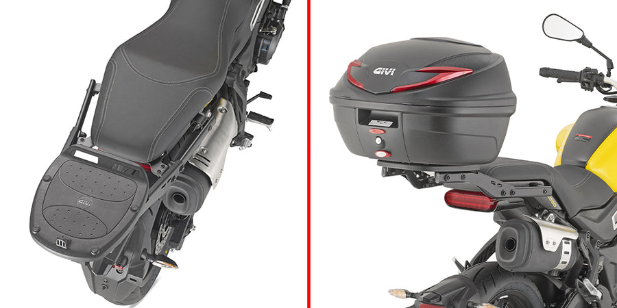 VOGE Trofeo 350 AC [GIVI] - Topcase Träger für MONOLOCK® Koffer benutzen Sie die im Koffer mitgelieferte MONOLOCK®