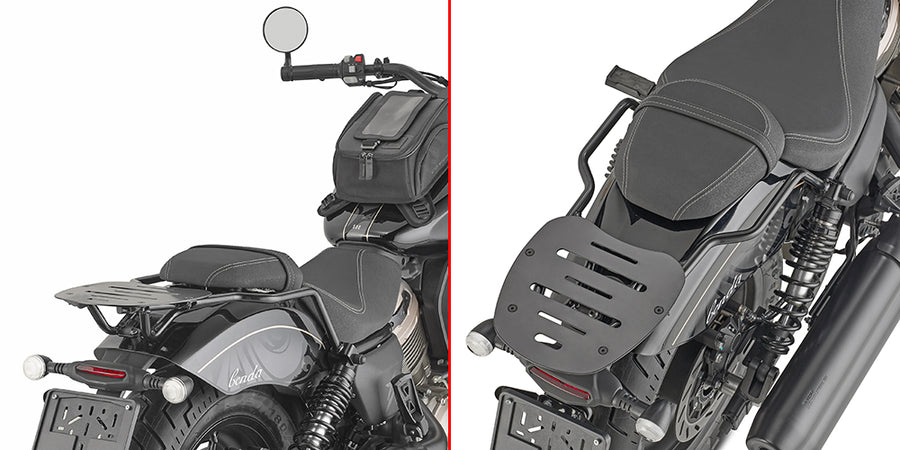 Benda Chinchilla 500 [GIVI] - Topcase Träger für MONOLOCK® Koffer zu montieren mit der MONOLOCK® Platte M5M und M6M