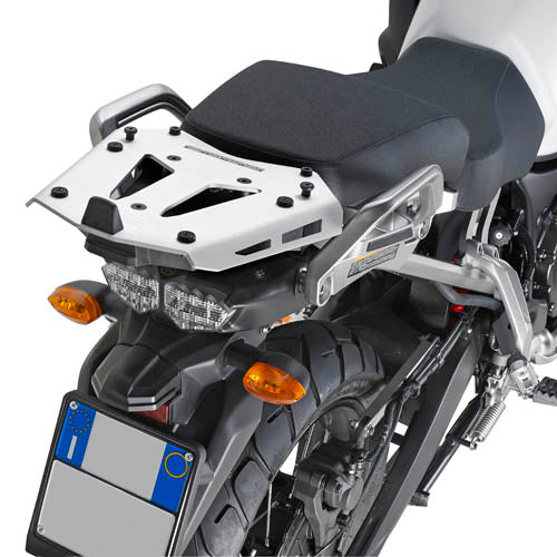 Yamaha XT 1200 Z Super Ténéré [GIVI] - Träger aus eloxiertem Aluminium für MONOKEY® Koffer nur mit Original Gepäckgitter