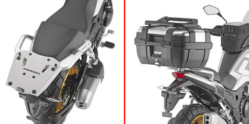 Kove X 510 [GIVI] - Träger aus eloxiertem Aluminium für MONOKEY® Koffer max