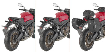 Honda CB 650 R [GIVI] - Paar spezifischer einziehbarer Stealth Halterungen aus mit Glasfaser verstärktem Technopolymer