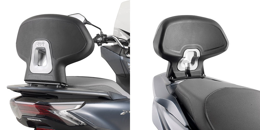 Honda PCX 125 [GIVI] - Beifahrer-Rückenlehne die Montage erlaubt nicht die Befestigung von Träger und Koffer