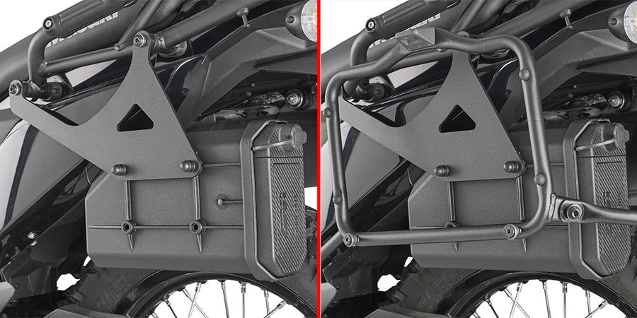 Kawasaki KLR 650 S [2023–2025] – Montagekit für S250 Tool Box