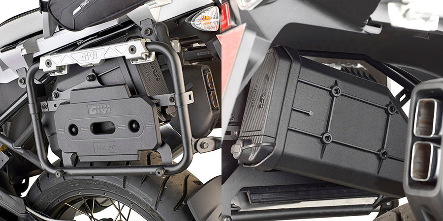 BMW R 1250 GS [GIVI] - Kit für die Montage der S250 Tool Box an PL5108CAM Träger zu montieren mit der S250 und dem