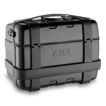 Trekker 46 - Monokey Koffer schwarz – mit Alu Cover schwarz / Max Zuladung 10 kg