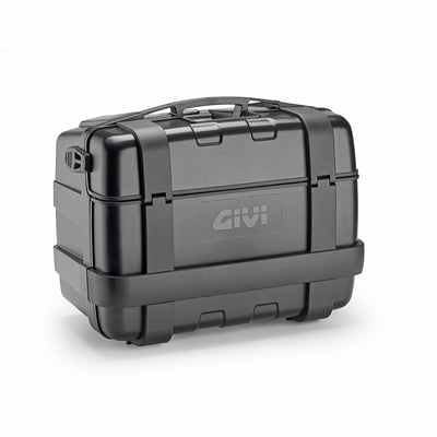 Trekker Lite 46, Monokey Koffer, 46 Liter – mit Kunststoff Cover schwarz, max. Zuladung 10 kg