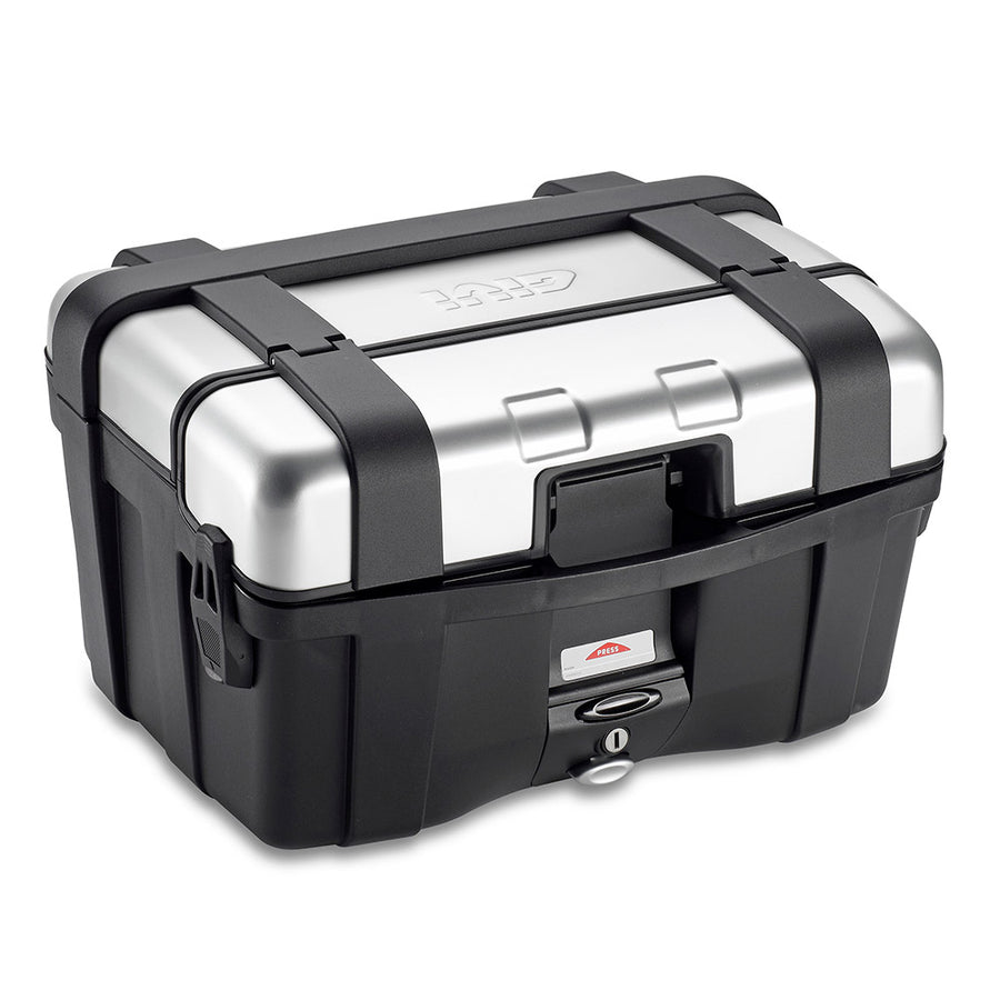 Trekker 46 - Monokey Koffer schwarz mit Alu Cover – Max Zuladung 10 kg