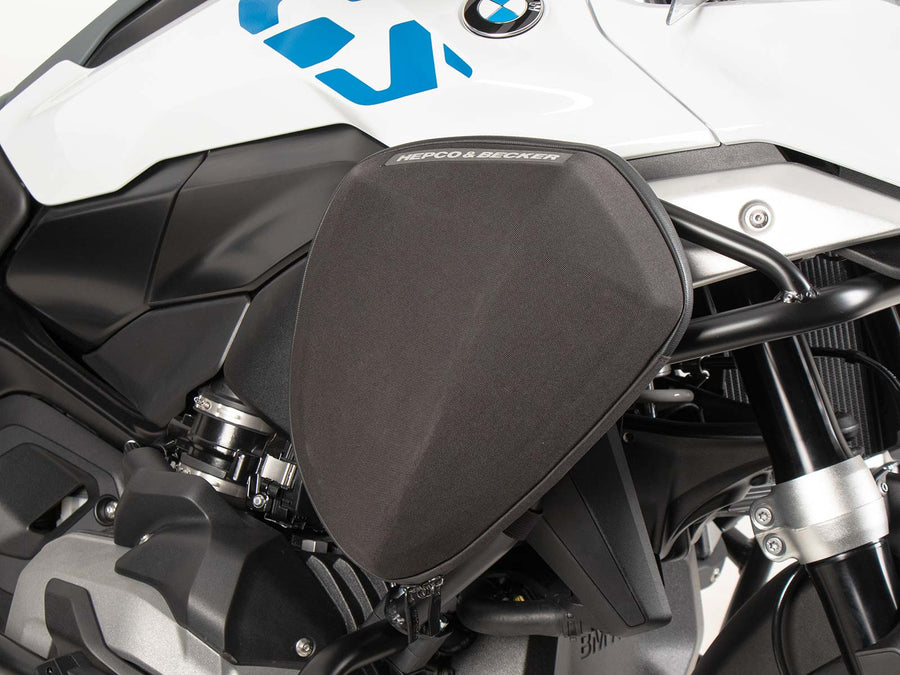 Motorcycle bag [Hepco & Becker] - protective bar bag set V1 - *universal version* - protective bar/Velcro