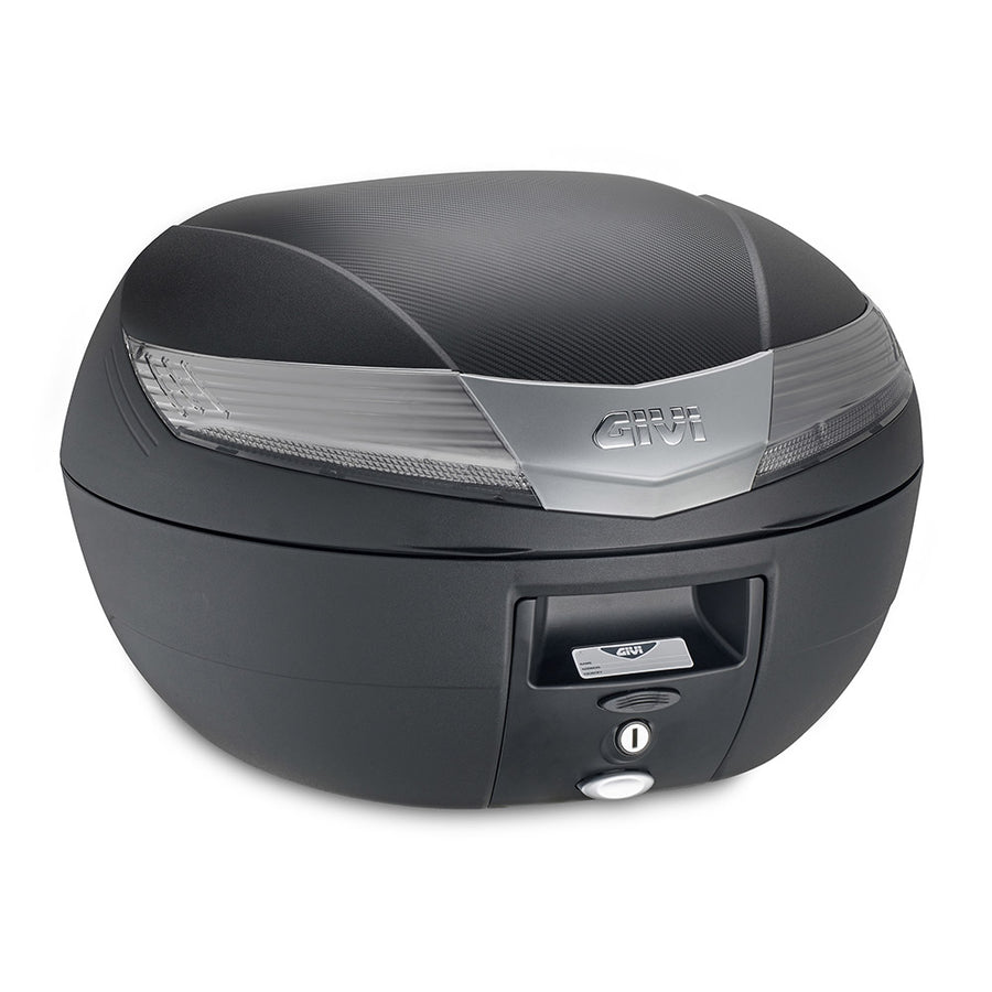 V40 TECH Monokey® Topcase schwarz matt – Volumen 40 Liter / Max. Zuladung 10 kg