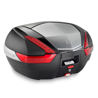 V47 Monokey Topcase mit Alu Blende – Volumen 47 Liter / Max Zuladung 10 kg