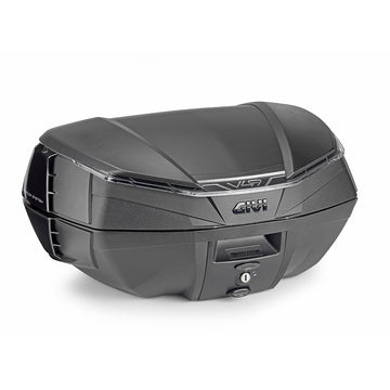 V49 AIR Monokey Topcase mit Wingflow System – schwarz, mit getöntem Reflektor, 49 Liter
