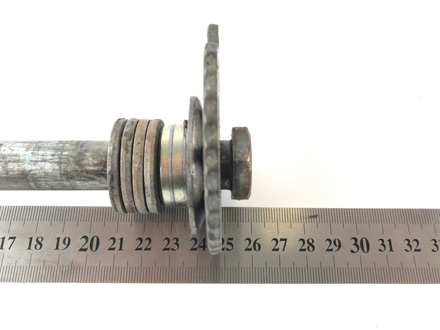 Yamaha XT 350 55V [1987] - Rear axle Rear wheel axle Chain tensioner