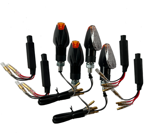 4 LED indicators clear resistors [E-mark] - Husqvarna Supermoto Vitpilen Svartpilen 401 701