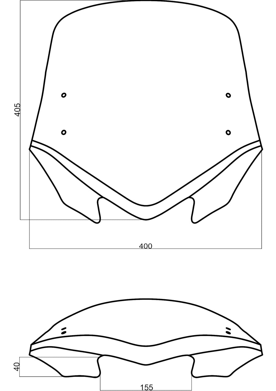 BMW V-Flow Screen Type "Z"-V-Flow Screen "Z"