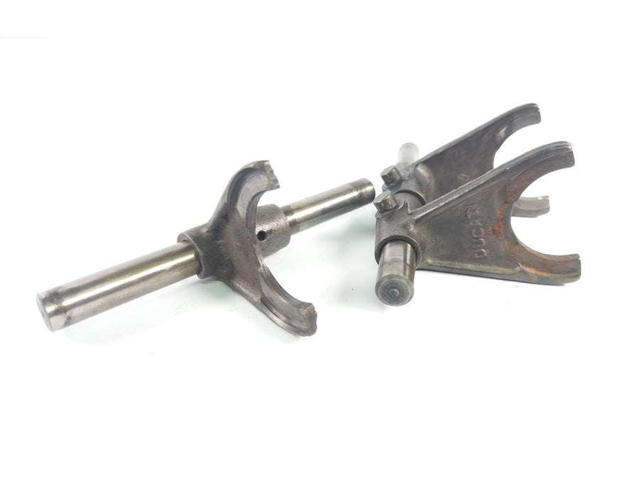 Ducati GTV 500 - Shift fork shafts with shift forks