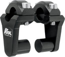 honda cb 200 [ROX SPEED FX] – Pivoting handlebar risers for 7/8" handlebar clamps-1