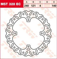 Red Moto CRF 450 R Supermoto [2016] - Wave® brake disc – picture 8