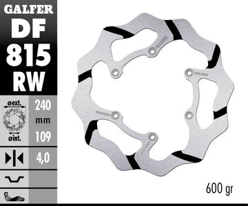 Beta XTRAINER 300 LC [2018] - BRAKE DISC FIXED WAVE GROOVED OVERSIZE – Image 2