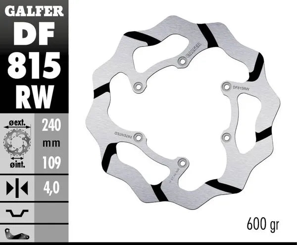 Beta RR 400 Factory [2011] - BRAKE DISC FIXED WAVE GROOVED OVERSIZE – picture 4