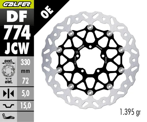 Ducati 1100 Panigale V 4 [2025-2026] - BRAKE DISC FLOATECH WAVE – picture 4