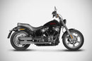 harley davidson softail street bob fxbb [ZARD] – Overlapped slip-ons silencer for HD-SOFTAIL M8-6