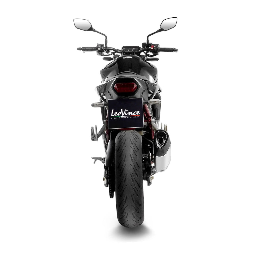 honda cb 750 hornet [LEOVINCE] – LV-14R stainless steel slip-on silencer