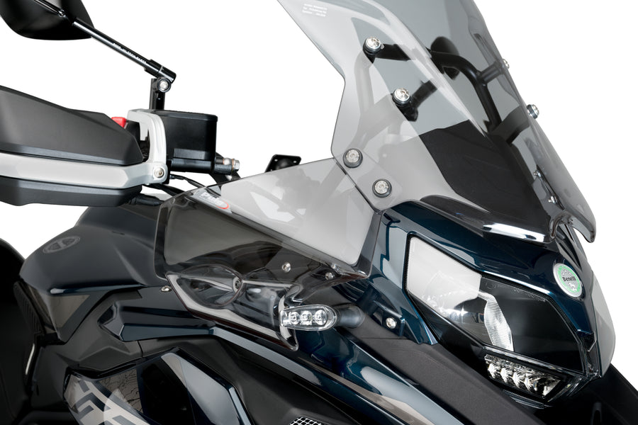 BENELLI TRK 502 X [2025] – Wind deflector extended – heavily tinted